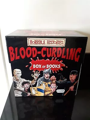 Horrible Histories Blood Curdling Box Of Books X 20 Book Set Paperback Kids • £15