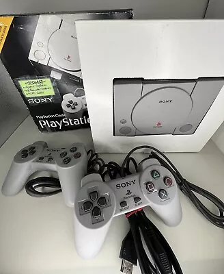 Sony PlayStation PS1 Classic Mini SCPH-1000R Console 2 Controllers • $69