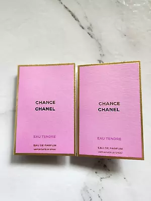 Chanel Chance Eau Tendre Eau De Parfum 1.5 Ml X 2 New Authentic • $26