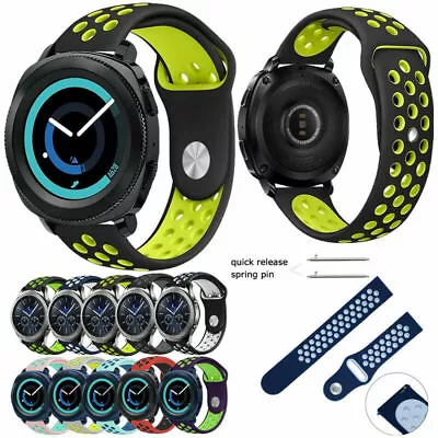 Silicone Sport Band Wrist Watch Strap For Samsung Gear S3 Classic/Frontier 22mm • $5.38