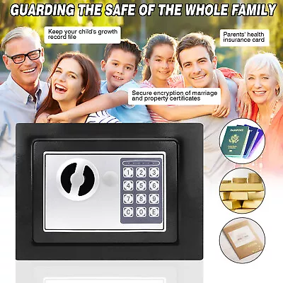 Digital Secure Safe Box Electronic High Security Home Office Money Safety Box • £25.30