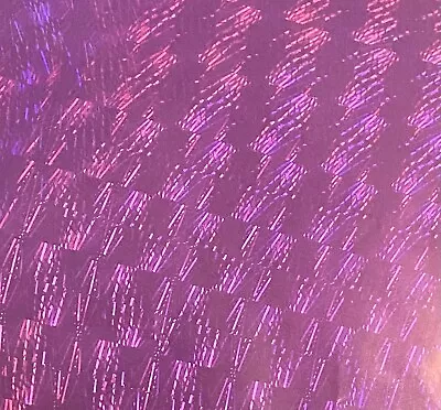 £2.99 • Buy Purple Gift Wrap Wrapping Paper Foil Sheets 10 Sheets Holographic Metallic Ds2