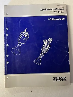 VOLVO PENTA WORKSHOP MANUAL  BY  MODELS EFI DIAGNOSTIC GM 7798554  Bn15 • $18.49