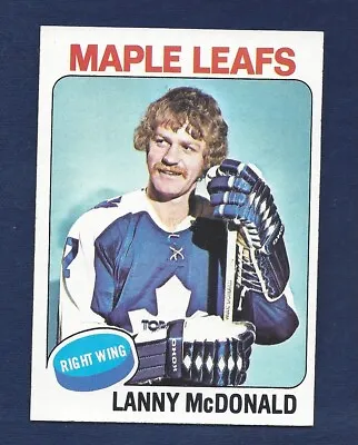 Razor Sharp Pack Fresh 1975 Topps Hockey #23 Lanny Mcdonald 2nd Yr .99 Ship P971 • $2.99