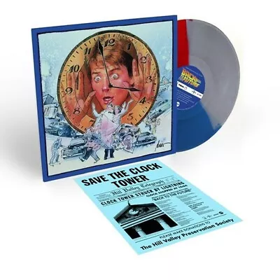 Back To The Future 12  Blue/Red/Grey Tri-Color Vinyl Mondo New Sealed  • $60