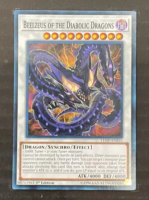 Yu-Gi-Oh Beelzeus Of The Diabolic Dragons - LEHD-ENB35 Common Card - 1st Edition • £0.99