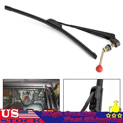 UTV Manual Hand Operated Windshield Wiper Rubber Blade For Polaris RZR Can Am/ • $16.61