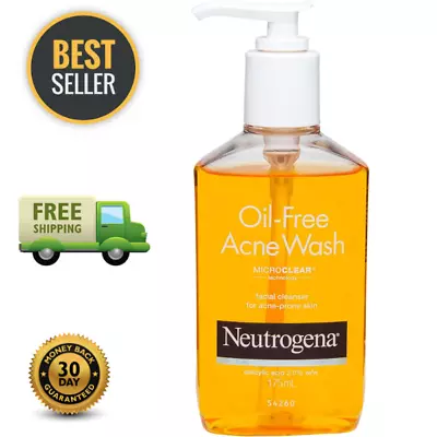 Neutrogena Oil-Free Acne Wash 175mL- Fast & Free Shipping - New Au • $27.85