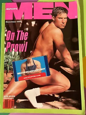 Vintage Nov. 1992 ADVOCATE MEN Magazine Playgirl-Like Cover: Markus Glasson • $9.95