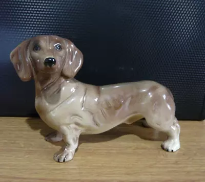 Stunning Vintage Sausage Dog / Dachshund Figurine • $12.42