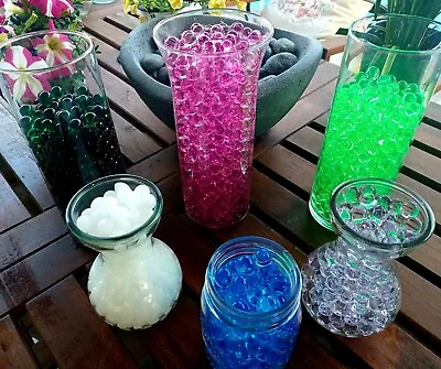 Wedding Water Beads Vase Fill Centerpiece Decorations each Pack Makes 3 Gallons • $19.95