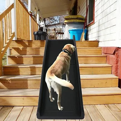 $50.48 • Buy LONABR Portable Dog Ramp Folding Pet Ramp Non-Slip Heavy Duty SUV Pool Stairs