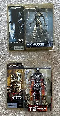 NEW McFarlane Terminator 3 T-X & T-800 Endoskeletons | FREE SHIPPING • $99.99