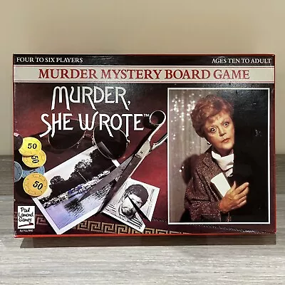 Murder She Wrote - Board Game - 1991 - Paul Lamond Games - Vintage - Complete • £39