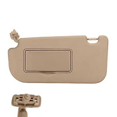 For 04-10 Kia Sportage Auto Beige Front Left Driver Side Sun Visor Makeup Mirror • $45.99