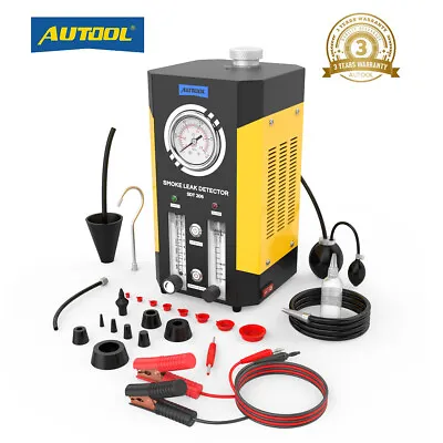 AUTOOL Car Smoke Machine Leak Detector Fuel Pipe System Vacuum Diagnostic Tester • $99