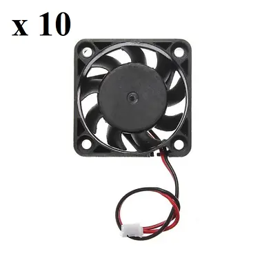 10 X 4cm 40mm PC Fan Silent Cooling Heat Sink Computer Case 5V 2 Pin Wire Mini B • £6.95