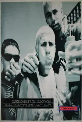 Beastie Boys Ill Communication Blowing Bubbles Black And White Poster 24 X 35 • $160.42