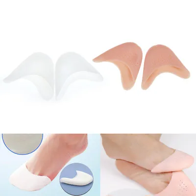 $2.67 • Buy 2x Ballet Dance Shoe Pads Cushion Soft Silicon Gel Protector Pointe Toe Cover.FI