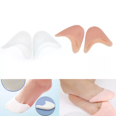 $3.25 • Buy 2x Ballet Dance Shoe Pads Cushion Soft Silicon Gel Protector Pointe Toe CoveY^y^