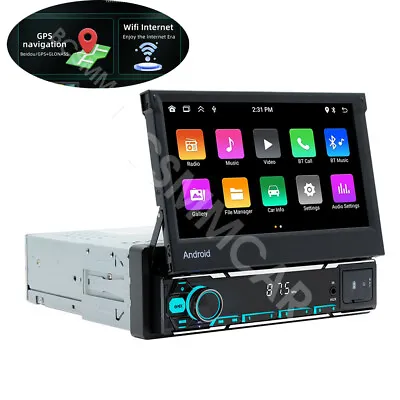 7in Android 13 Carplay Radio Car Stereo 2+64G GPS Navigation Radio WIFI MP5 USB • $111.91