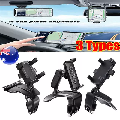 Car Mobile Phone Holder Universal GPS Multifunctional Bracket Dashboard AU • $9.46