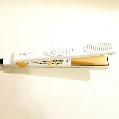 Vidal Sassoon Answers White 1  Hair Flat Iron Straightener Vsst2502 • $16.99