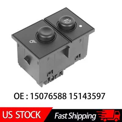 Fog Light Switch Fits For Yukon Chevy Tahoe Chevy Silverado GMC Sierra 1500 US • $9.88