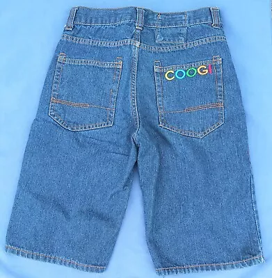 Coogi Boy's Girl's Kid's Size 10 Vintage Denim Bermuda Long Shorts • $14.99