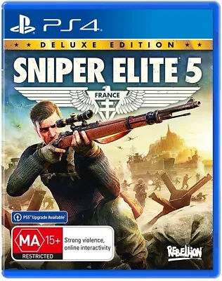 Sniper Elite 5 - Deluxe Edition (PlayStation 4 - PS4 Game) Brand New & Sealed • $174.98