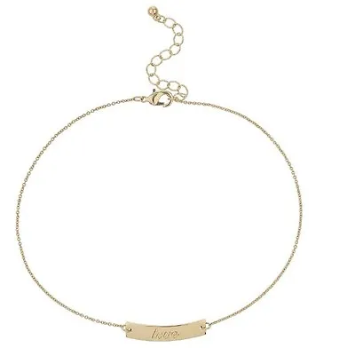 MISS SELFRIDGE NECKLACE  Loved Choker BNWT £10 Gold Tone • £6.50