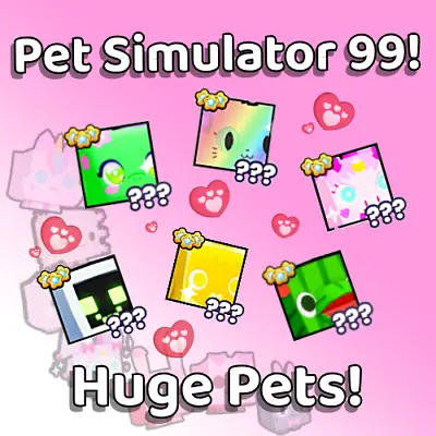 Huge Pets | Pet Simulator 99 | Roblox PS99 | Fast Delivery & Cheap • $7.10