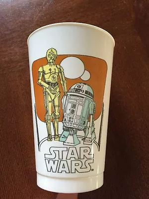 1977 Star Wars R2-D2 & C-3PO Coca Cola Plastic Cup Collector Edition (B107) • $9.99