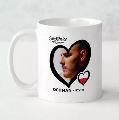 £8.99 • Buy Eurovision 2022 Poland Ochman River Mug Birthday Eurovision Party Fathers Gift