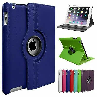 Apple IPad 7th Generation 10.2  (2019) 360° Rotating PU Leather Case Cover • £4.99