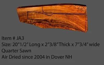 Turkish  Walnut Gun Stock Blank For Shotguns (item#ja3) Chiron Walnut • £382.03