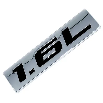 Chrome/black Metal 1.6l Engine Race Motor Swap Emblem Badge For Trunk Hood Door • $8.95