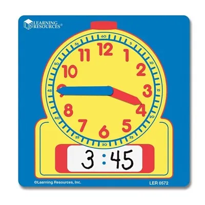 £2.49 • Buy Learning Resources Mini Wipe Clean Clock - Kid's Learning Time Teaching Toy