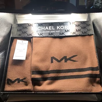 NWT MIchael Kors Scarf & Hat Set $98 Retail Free Ship • $29.99