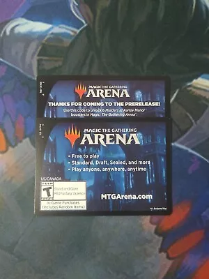 6 Booster Arena Code | 7% Off 2+ | Karlov Manor | NM | MTG • $2.95