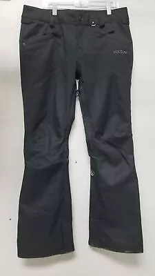 Volcom Men's Black 5-Pocket Slim Stretch Snowboard Pants Size M^ • $17.49