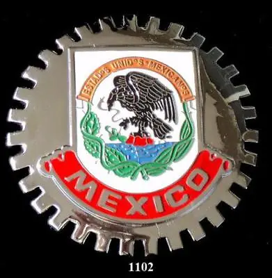 Mexico Coat Of Arms Automobile Grille Badge Emblem • $20.95