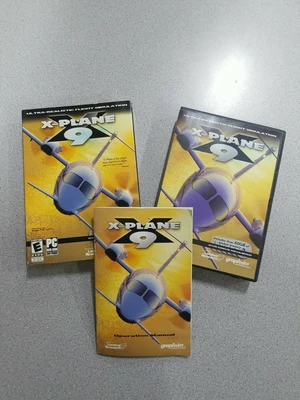 $8.90 • Buy X-Plane 9 (MAC 2008) Flight Simulator Sim Simulation 6 Discs And Manual Complete