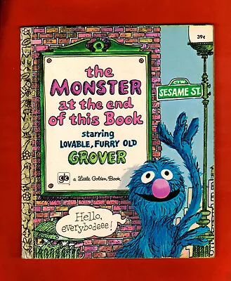 1971 Vintage Sesame Street Grover  Monster At The End Of This Childrens Book • $4