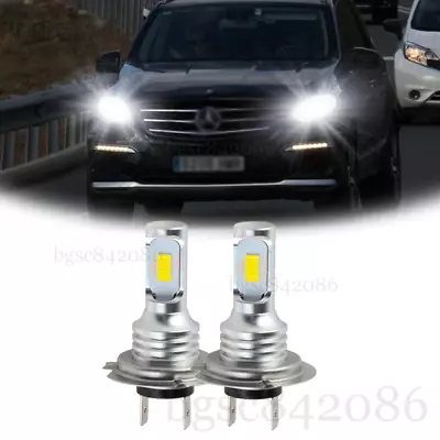 For Mercedes-Benz ML350 2003-2015 Super White H7 LED Headlight Low Beam Bulbs 2x • $16.53