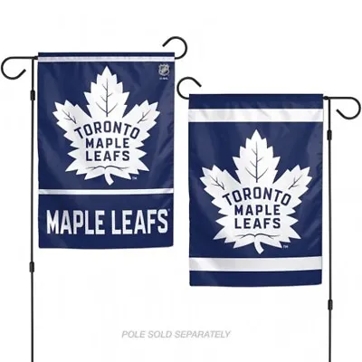 Toronto Maple Leafs NHL Double Sided Garden Flag 12  X 18  Yard Banner • $17.99