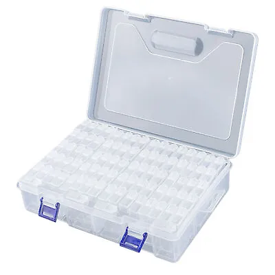 84 Grids Embroidery Diamond Painting Accessories Storage Box Bead Nail Art Case • £18.35