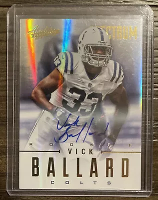 Vick Ballard 2012 Panini Absolute Spectrum Gold Autograph #193 RC 207/299 Colts • $5