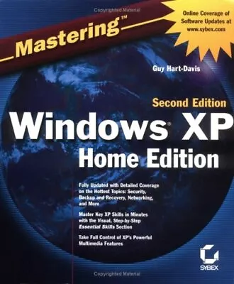 £4.65 • Buy Mastering Windows XP Home Edition-Guy Hart-Davis