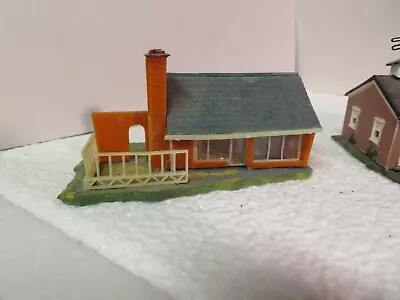 N Scale/gauge Train Red Brick Farm Ranch House Residential Home • $7.99